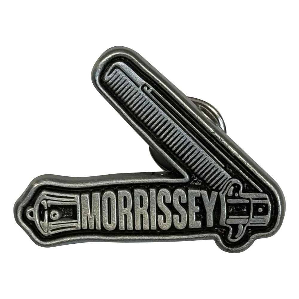 Morrissey - Comb Pin - Silver coloured/Black